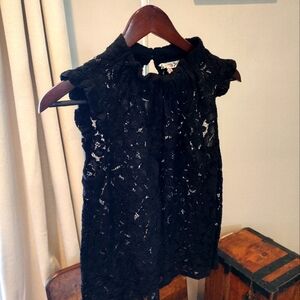 Black lace top